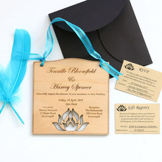 Invitations - Lotus Flower