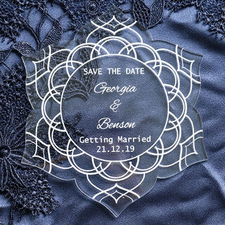 Save the Date - Boho Flower